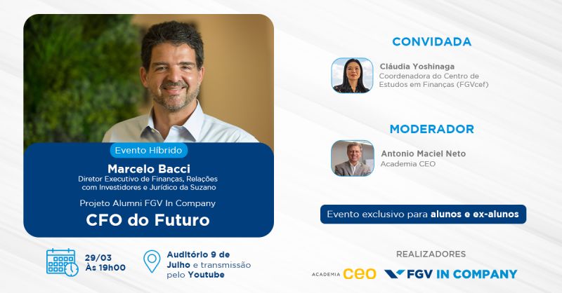 Evento Híbrido (SP): CFO do Futuro (Projeto Alumni FGV in Company)