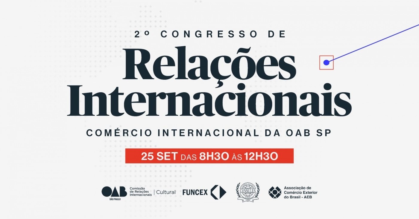Evento presencial (SP): 2º Congresso de Relações Internacionais
