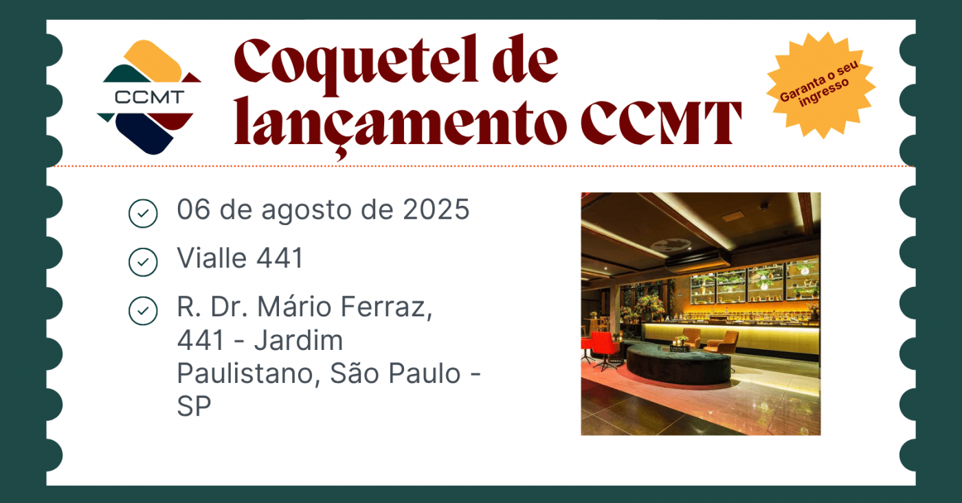 Evento presencial (SP): Coquetel de lançamento do Centro de Consensualidade em Matéria Tributária e Aduaneira (CCMT) e da coletânea "Transação Tributária: Evolução, Controvérsias e Aspectos Práticos"