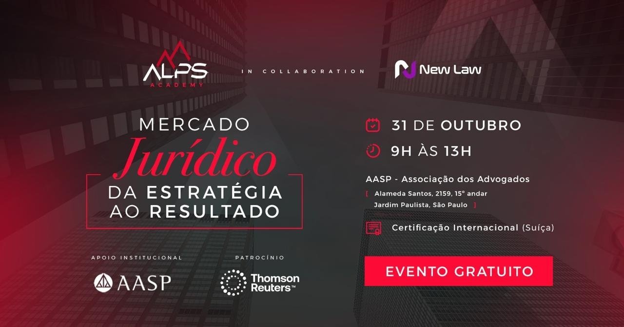 Evento presencial (SP): Mercado Jurídico: da Estratégia ao Resultado