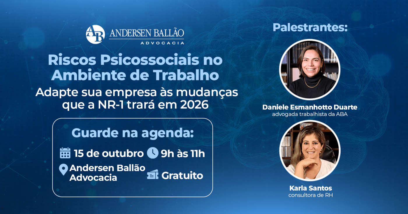 Evento presencial (PR): Riscos Psicossociais no Ambiente de Trabalho