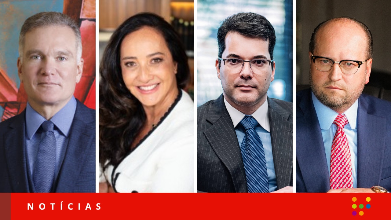 Da esq. para dir: David Rechulski, Joyce Roysen, Carlos Siqueira Castro e Nelson Wilians (Imagem: Divulgação)