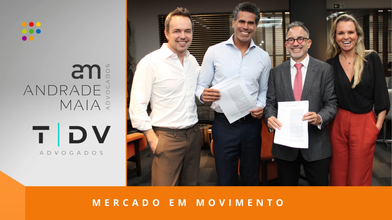 Da esq. para dir: Fabio Brun Goldschmidt, Bruno Tanus, Júlio Cesar Goulart Lanes e Tonia Russomano Machado, todos agora sócios do Andrade Maia Advogados (Imagem: Análise Editorial/Divulgação)