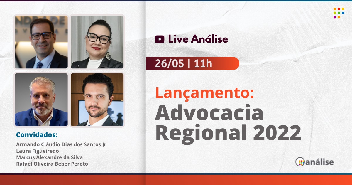 Live Análise: Lançamento - Análise Advocacia Regional 2022