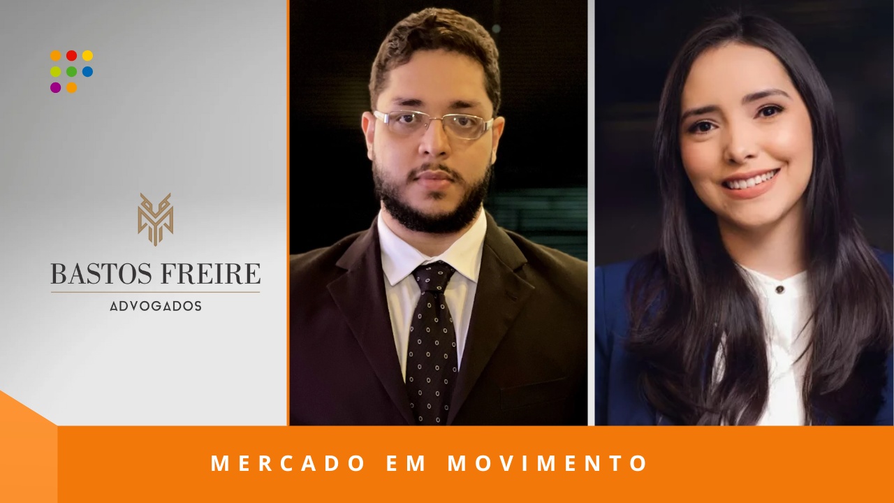 José Oliveira e Caroline Padilha, novos sócios do Bastos Freire Advogados (Imagem: Análise Editorial/Divulgação)