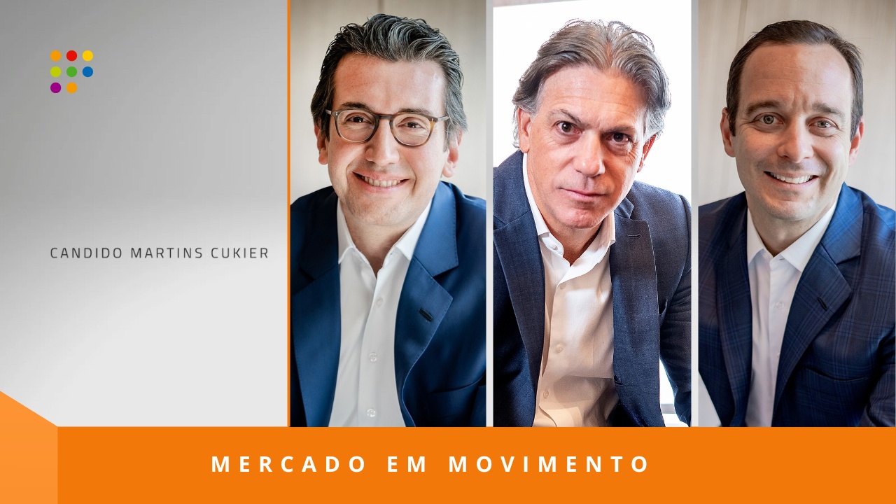 Alamy Candido, Alex Cukier e Henrique Martins, sócios do Candido Martins Cukier (Imagem: Análise Editorial/Divulgação)