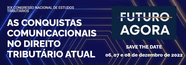 Evento presencial (SP): XIX Congresso Nacional de Estudos Tributários
