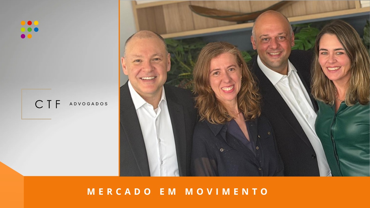 Da esq. para dir.: Ricardo Chiavegatti, Vanessa Françolin, Daniel Teixeira e Samanta Cantoli, sócios do CTF Advogados (Imagem: Análise Editorial/Divulgação)
