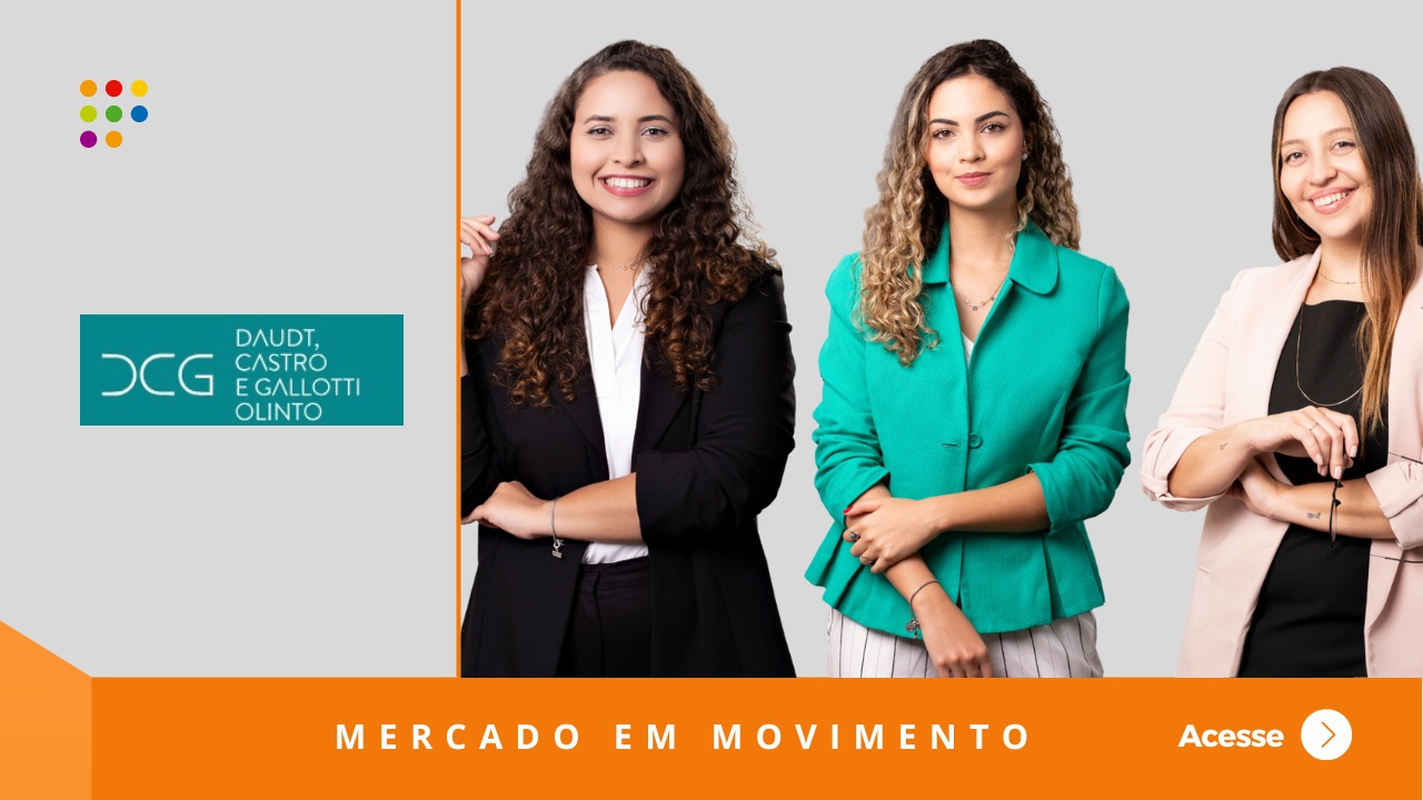 Luana Nunes, Emilyn Souza e Bianca Calles, novas advogadas do escritório Daudt, Castro e Gallotti Olinto Advogados (Imagem: Divulgação)