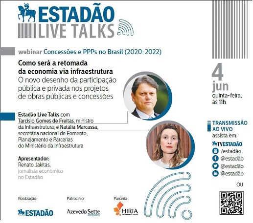 Webinar: Concessões e PPPs no Brasil (2020-2022) - Como será a retomada da economia via infraestrutura
