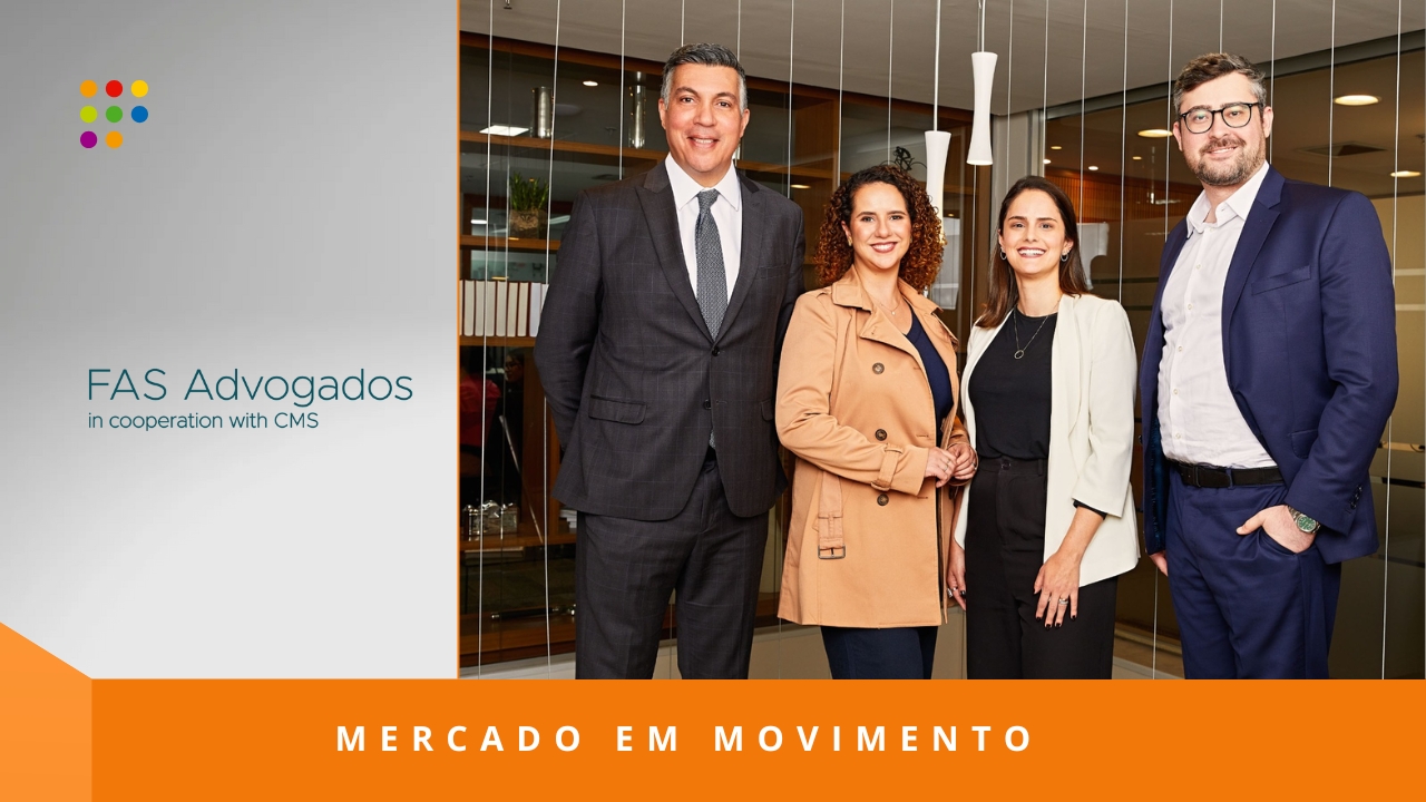 Da esquerda para a direita: Ruy Piza, Karine Oliveira, Fernanda Borges e Renan Granja, novos sócios do FAS Advogados (Imagem: Análise Editorial/Divulgação).