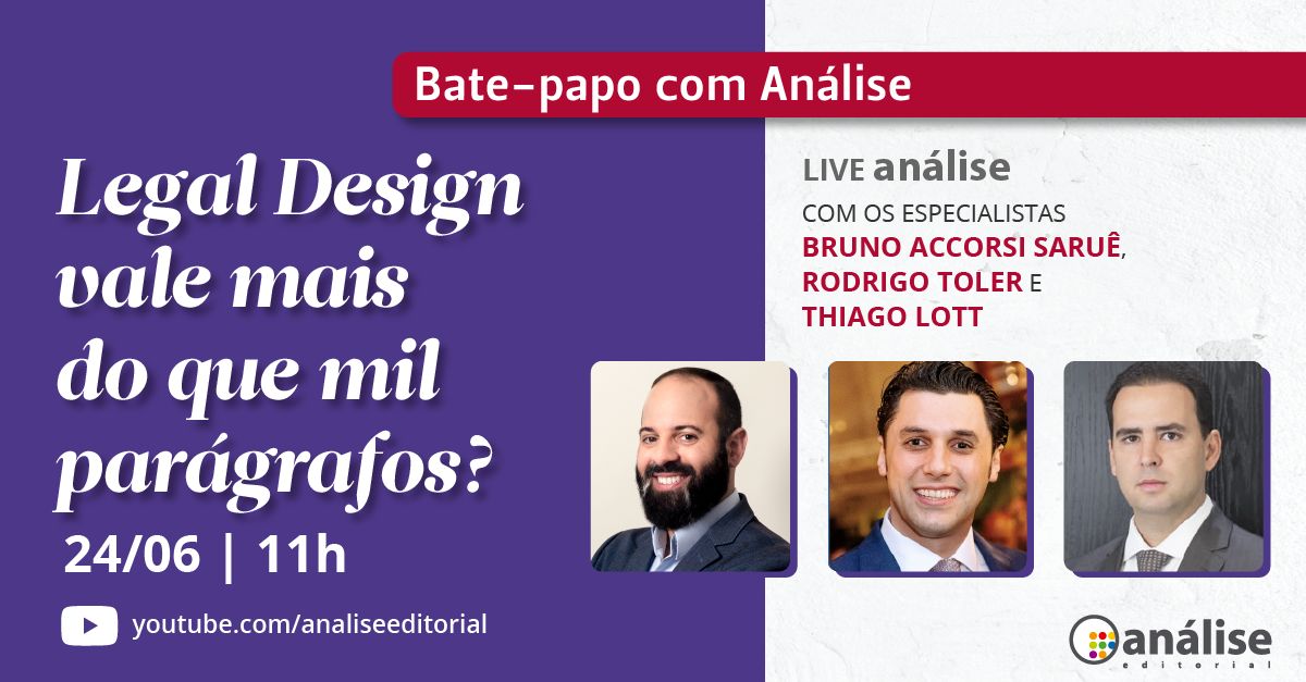 Live Análise: O Legal Design vale mais do que mil parágrafos?