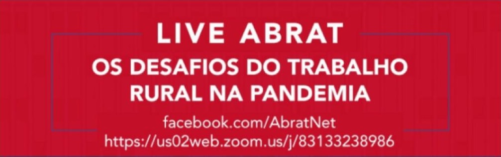 Transmissão ao vivo: Os desafios do trabalho rural na pandemia