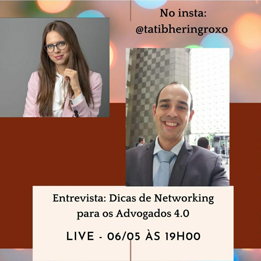 Transmissão ao vivo: Networking para advogados 4.0