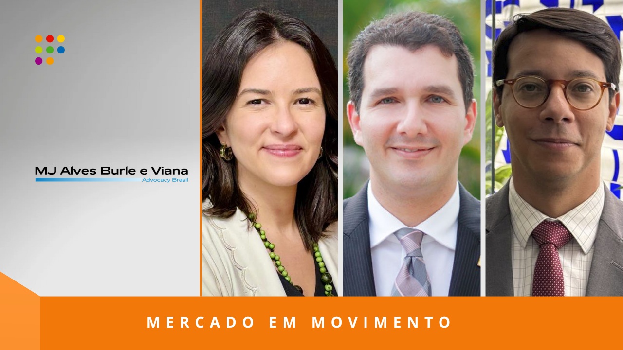 Luísa Lacerda, Marcelo Barros da Cunha e Rafael Barreto, novos sócios do MJ Alves Burle e Viana Advogados (Imagem: Análise Editorial/Divulgação)