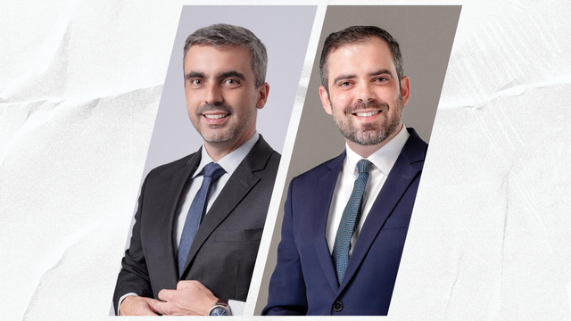 Henrique Reis e Victor Gomes, novos advogados do escritório L.O. Baptista (Imagem: Divulgação)