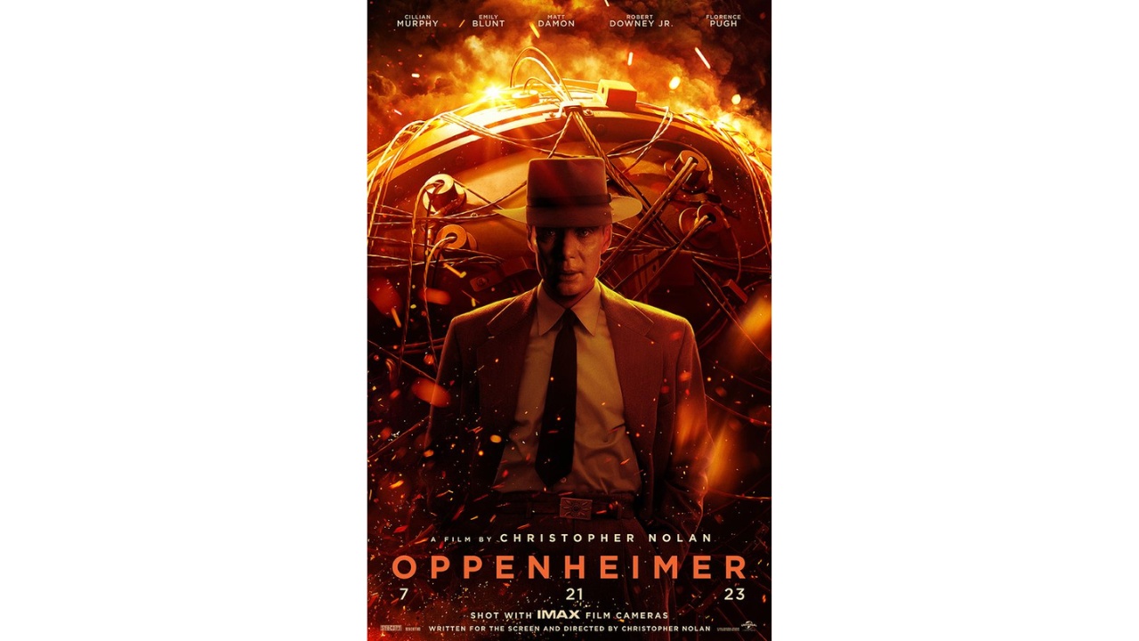Poster de Oppenheimer (Imagem: Adoro Cinema)