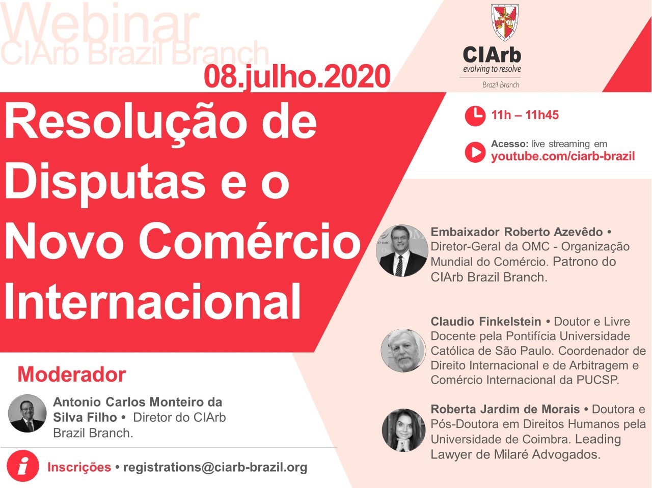 Webinar: Resolução de disputas e o novo Comércio Internacional