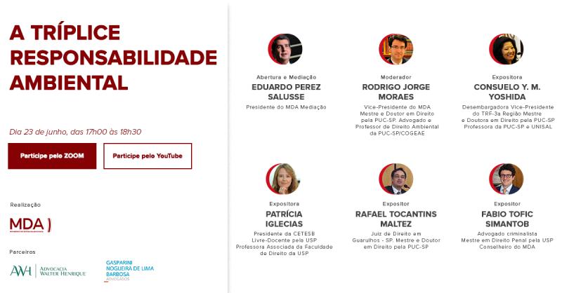 Webinar: A Tríplice Responsabilidade Ambiental