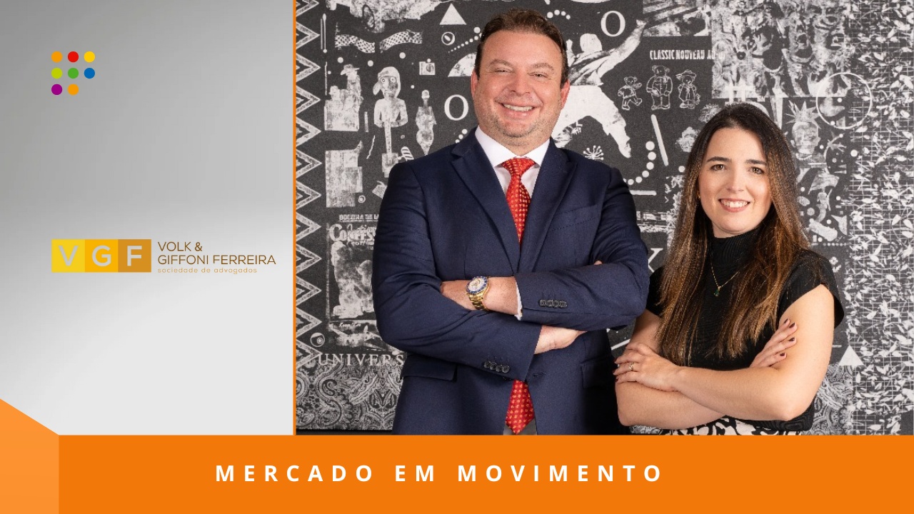 Luciano Volk e Natasha Giffoni Ferreira, sócios do VGF Advogados (Imagem: Análise Editorial/Divulgação)