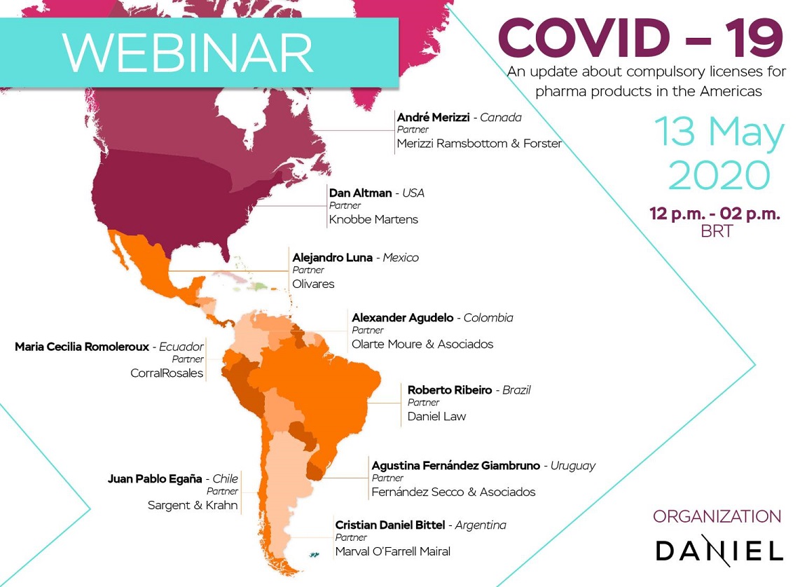 Webinar: COVID-19, an update about compulsory licenses for pharma products in the Americas