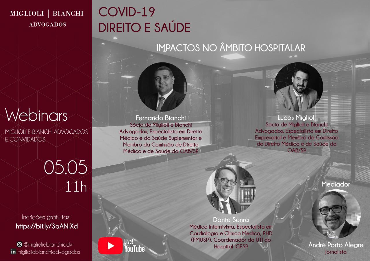 Webinar: Impactos do COVID-19 no âmbito hospitalar